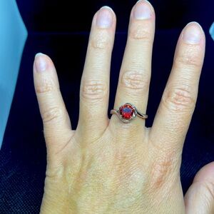 Fashion Ring (Size 9) Gemstone: Tourmaline or Garnet?